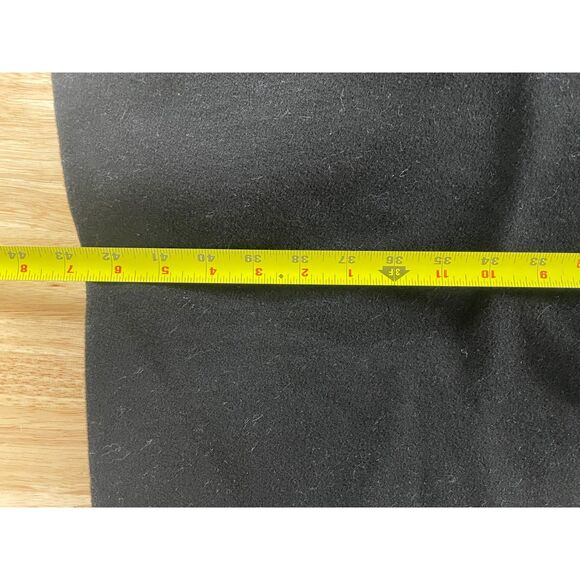 Michael Kors Men's Size 36R Black Wool Blend Button Front Overcoat - Picture 9 of 9